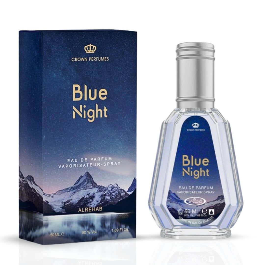 Al Rehab Blue Night Perfume Spray 50ml – Price Per Piece