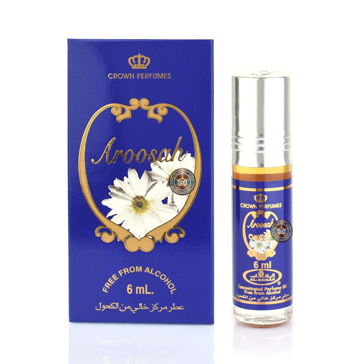 Al Rehab Aroosah Perfume Oil 6ml – Pack of 6 (Half Dozen)