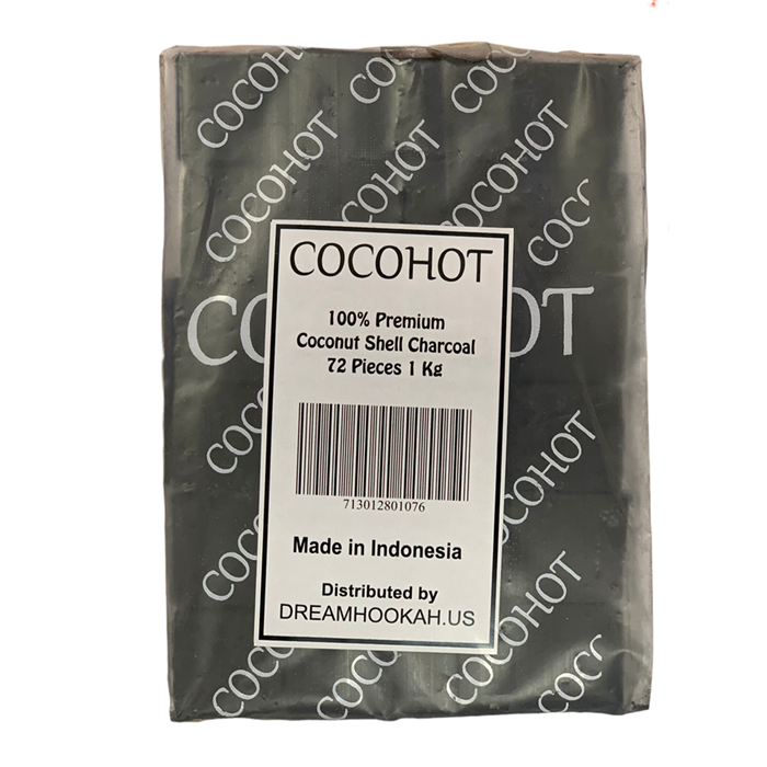 Dream Coco Hot 100% Coconut Charcoal 1kg x 72