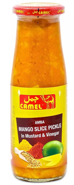 Camel Mango Slice Pickle in Mustard Vinegar Sauce 12 x 400g