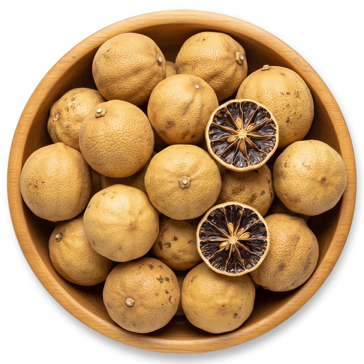 Whole yellow dried lemon