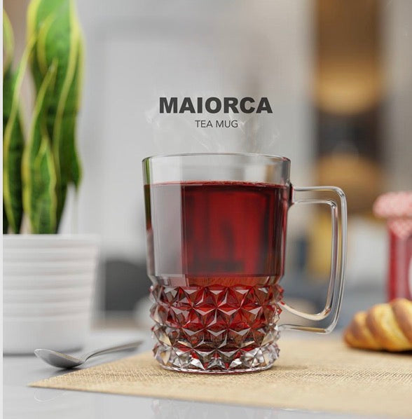 Maiorca Tea Mug 20CL - 1 Box = 2 Dozens (8 Sets x 3)
