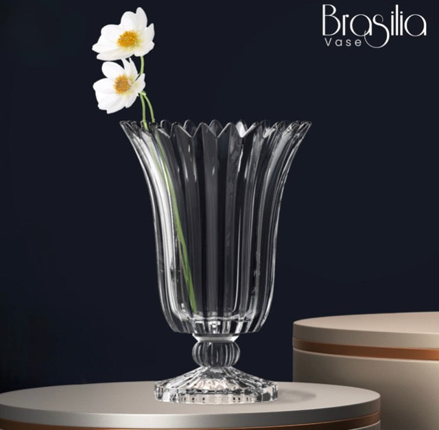 Barsilia Vase With Stem - 1 Box = 4 PCS (4 Sets x 1)