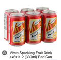 Vimto Sparkling Fruit Drink Red Can 330ml x 4