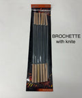 Brochette with Knife 12pc/Pack