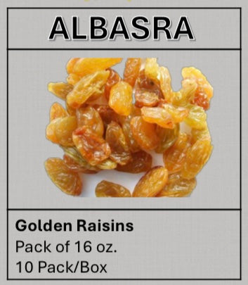 Albasra Golden Raisin (South Africa) 1lb x 10