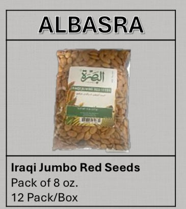 Albasra Iraqi Jumbo Red Seeds 8oz x 12