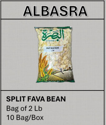 Albasra Split Fava Bean 2lb x 10