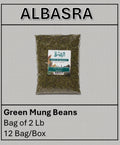 Albasra Green Mung Beans 2lb x 12