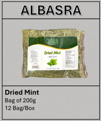 Albasra Dried Mint 200g x 12