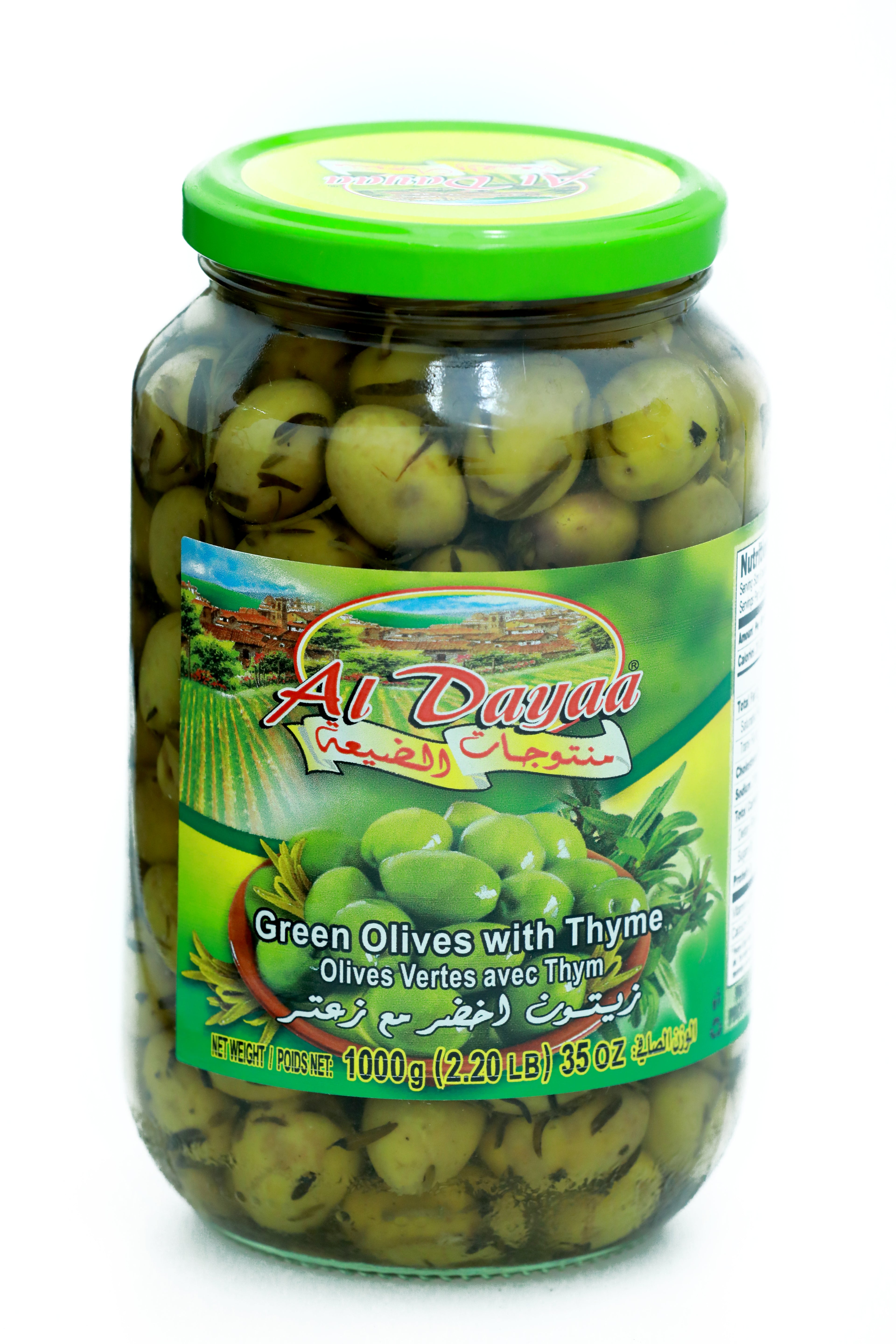 Al Dayaa Green Olives With Thyme