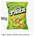 Tiger Chili & Lemon Chips 200g 6/Box