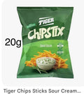 Tiger Sticks Sour Cream 20g x 1