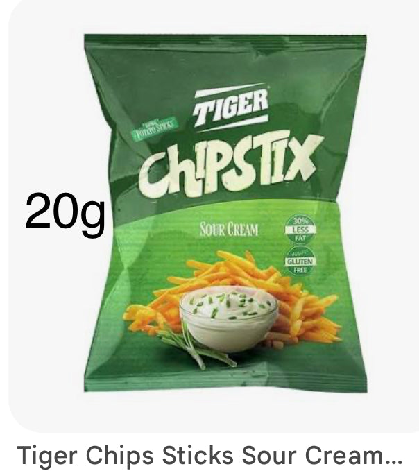 Tiger Sticks Sour Cream 20g x 1