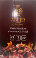Abeer 100% Premium Coconut Charcoal 1kg x 72