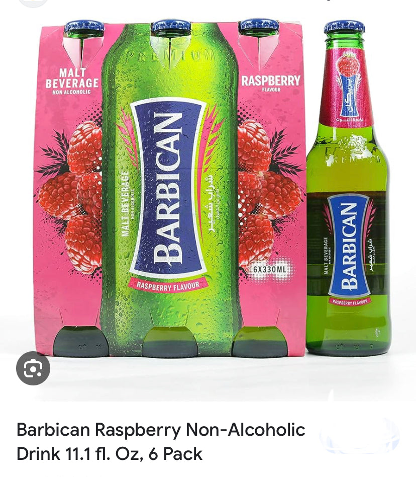 Barbican Raspberry Non-Alcoholic Malt Drink 330ml x 24