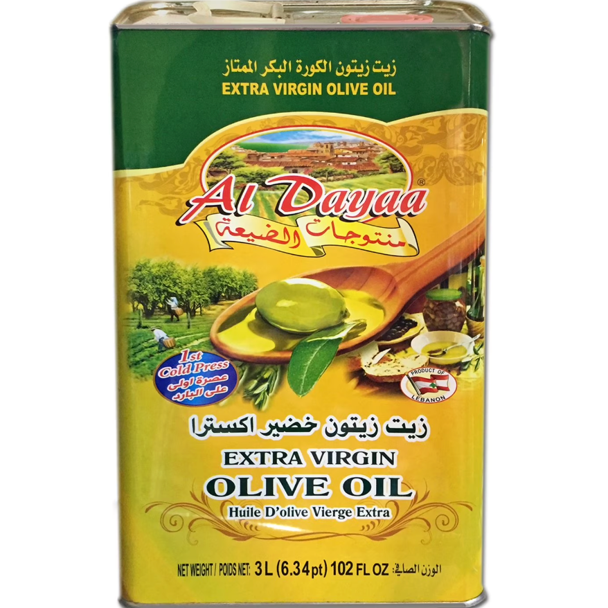 Al Dayaa Extra Virgin Olive Oil 3L x 4