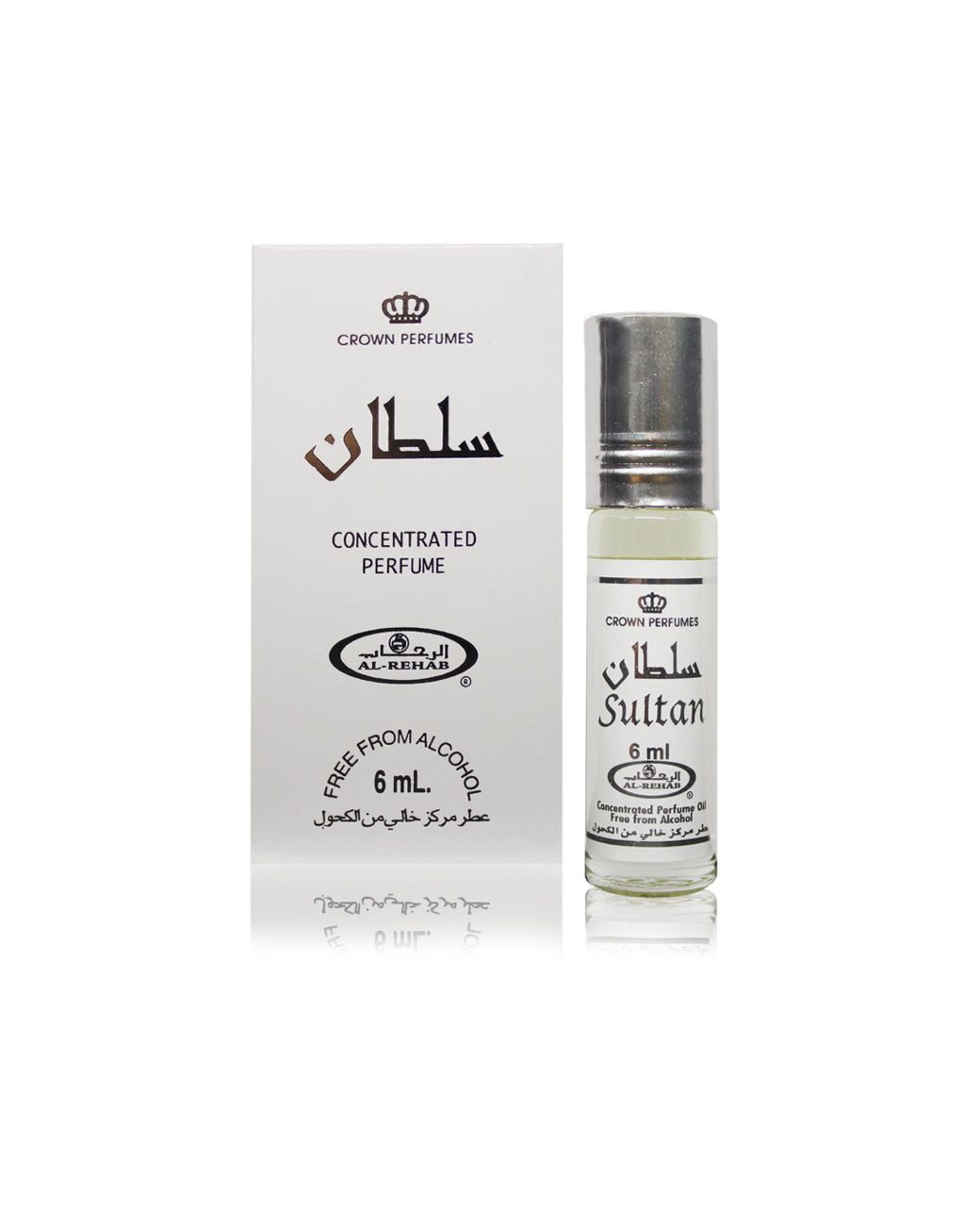 Al Rehab Sultan Perfume Oil 6ml – Pack of 6 (Half Dozen)
