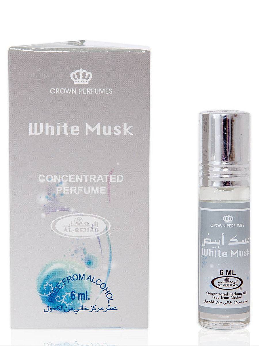 Al Rehab White Musk Perfume Oil 6ml – Pack of 6 (Half Dozen)