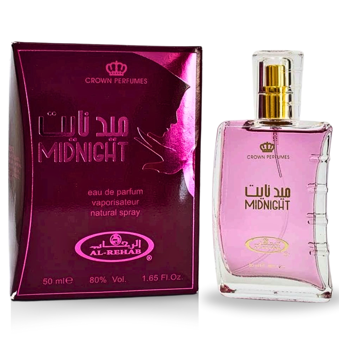 Al Rehab Midnight Perfume Spray 50ml – Price Per Piece