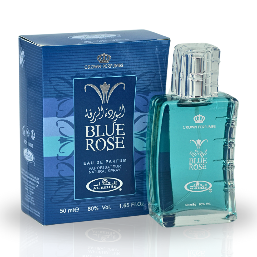 Al Rehab Blue Rose Perfume Spray 50ml – Price Per Piece