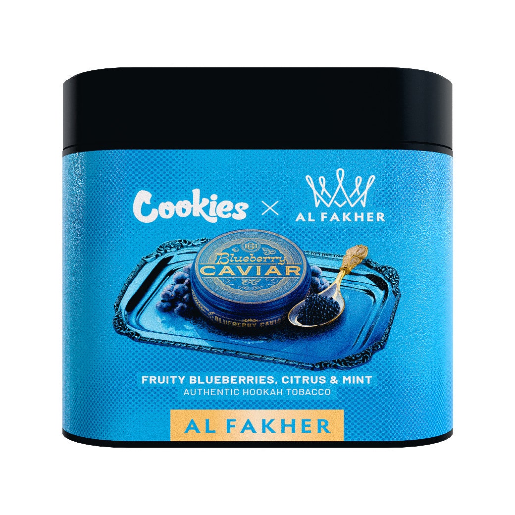 Al Fakher x Cookies Blueberry Caviar 0.5lb tub