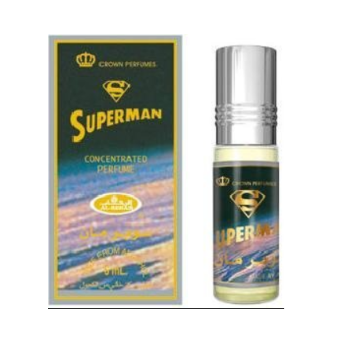 Al Rehab Superman Perfume Oil 6ml – Pack of 6 (Half Dozen)