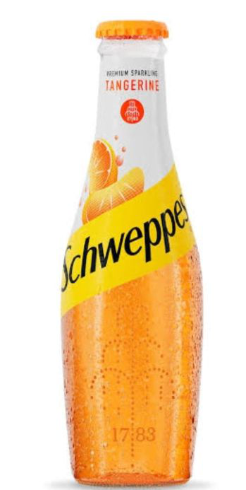 Schweppes Tangerine Glass Bottle 250ml x 12